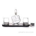 Glass Wine Decanter creative waterfall style glass wine decanter Manufactory